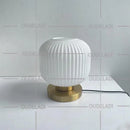 Axyaa Glass Table Lamp for Bedroom Study & Living Room Decor