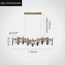 Axyaa Crystal Chandelier: Luxury LED Lighting for Modern Living Room, Bedroom, and Dining Area
