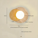 Axyaa Vintage Yellow Travertine Stone LED Wall Lamp