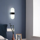 Axyaa LED Round Corner Acrylic Wall Lamp for Home Interiors