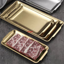 Axya Stainless Steel Food Storage Trays - Multipurpose Kitchen Plate
