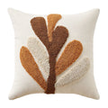 Axyaa Halloween Pumpkin Graphic Circle Velvet Embroidered Throw Pillow Case