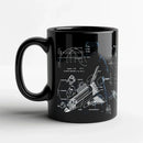 Aerospace Shuttle Fighter Rocket Tank Tea Cup - Axyaa Branded Enthusiasts Gift
