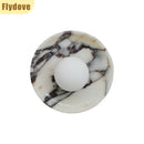 Axyaa Marble White Glass Ball LED Wall Lamp for Luxury Home Decor