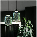 Axyaa Fireworks Glass Pendant Lights for Modern Living Room Decor