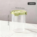 Axyaa Coffee Bean Sealed Jar Clear Food Storage Box Moisture-proof Airtight Container