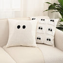 Pumpkin White Pillowcase for Halloween Decor by Axyaa