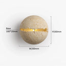 Axyaa Natural Yellow Cave Stone LED Wall Lamps