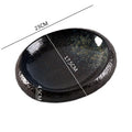 Axyaa Stone Pattern Ceramic Sushi Bowl Set for Restaurant Dining
