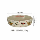 Axyaa Matte Ceramic Deep Plate for Pasta Salad Breakfast Fruit Plate