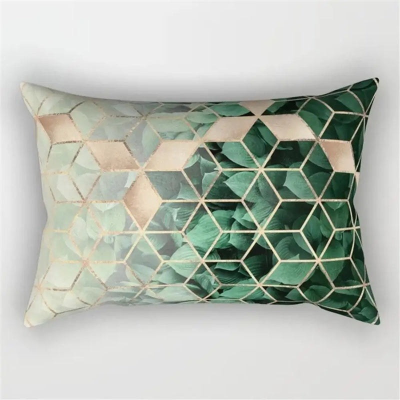 Axyaa Geometric Striped Rectangular Pillowcase for Home Decor