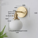 Axyaa Rotating LED Wall Sconce with Pull Chain Switch- Nordic Modern Style