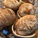 Axyaa Rattan Banneton Bread Basket - Handmade Dough Fermentation Wicker Bowl for Sourdough
