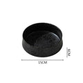 Axyaa Ceramic Dinner Plate Set | Irregular Texture Soup Salad Bowl | Home Tableware