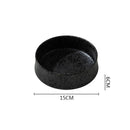 Axyaa Ceramic Dinner Plate Set | Irregular Texture Soup Salad Bowl | Home Tableware