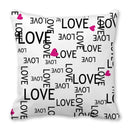 Heart Print Pillowcase for Home Decor by Axyaa - Love Cushion Cover