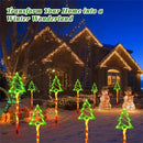 Axyaa Solar Christmas Tree Light Set: 8 Modes Waterproof Outdoor Decor Solution