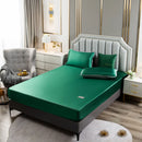 Axyaa Ice Silk Elastic Fitted Mat Cover