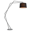 Nordic LED Fabric Floor Lamp Standing Light for Home Decor by Axyaa