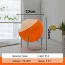 Axyaa Nordic Bauhaus Egg Tart Glass Table Lamp LED Lights