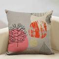 Nordic Style Cotton Tree Of Love Throw Pillow Cover 45x45CM Square Axyaa Brand