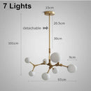 Axyaa Branch Chandelier: Industrial Loft Retro Decor, Tree Branch Lamp