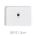 Axyaa Green Plastic Food Tray for Kitchen and Hotel Dessert Serving