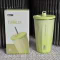 Axyaa Insulated Cold Cup with Diamond-Shaped Straw for Portable Ice Cream Water.
