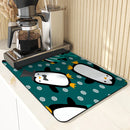Axyaa Christmas Coaster Set for Absorbent & Anti-Slip Table Protection