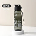Axyaa Portable Sports Water Bottle Large Capacity Fitness Drinkware