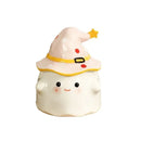 Axyaa Cute Ghost Mug with Lid, Ceramic Halloween Coffee Cup, Holiday Gift