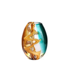 Axyaa Glass Vase - Abstract Ripple Transparent Hydroponic Flower Vase