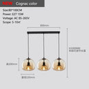 Axyaa Grey Art Pendant Light for Living Room, Kitchen, Bedroom - Modern LED Chandelier