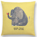 Axyaa Cartoon Animals Cushion Cover - Cat Flamingo Penguin Rabbit Pillow Case