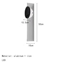 Axyaa Nordic Luxury Chrome Wall Light 3000K LED Bedroom Stairway Decor