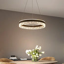 Axya Crystal Rings LED Pendant Lights for Home Luminaires