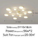 Axyaa Soft LED Ceiling Lights: Minimalist Warm Lighting for Living & Dining Room