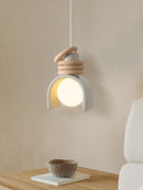 Axyaa LED Pendant Lamp: E27 Bulb, Resin, Adjustable Cord, Indoor Lighting