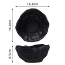 Axyaa Stone Pattern Ceramic Bowl Set for Molecular Cuisine and Dining