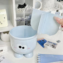 Axyaa Kawaii Pencil Holder Desk Organizer for Pens & Makeup Brushes