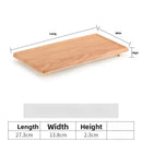 Axyaa Wood Grain Plastic Tray, Rectangular Hot Pot & Barbecue Plate