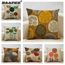 Nordic Style Cotton Tree Of Love Throw Pillow Cover 45x45CM Square Axyaa Brand