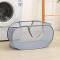 Axyaa Foldable Mesh Laundry Hamper with Handles: Versatile Storage Bag for Multiple Rooms
