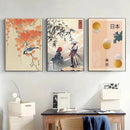 Yuming Yamanaka Cherry Blossoms Canvas Print Wall Art Posters by Axyaa