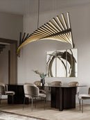 Axyaa Modern Minimalist LED Chandeliers with Remote Control