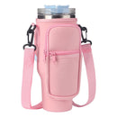 Axyaa Water Bottle Holder with Phone Pocket for Stanley 40oz Tumbler