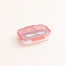 Axyaa 3 Compartment Microwavable Lunch Box Container