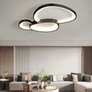 Axyaa Geometric LED Chandelier for Modern Living Room Ceiling - High-end Nordic Design