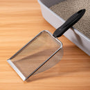 Axyaa Stainless Steel Cat Litter Scoop - Fine Pores, Multipurpose Pet Cleaning Tool