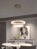 Axyaa LED Chandelier with Remote Control for Modern Home Decor